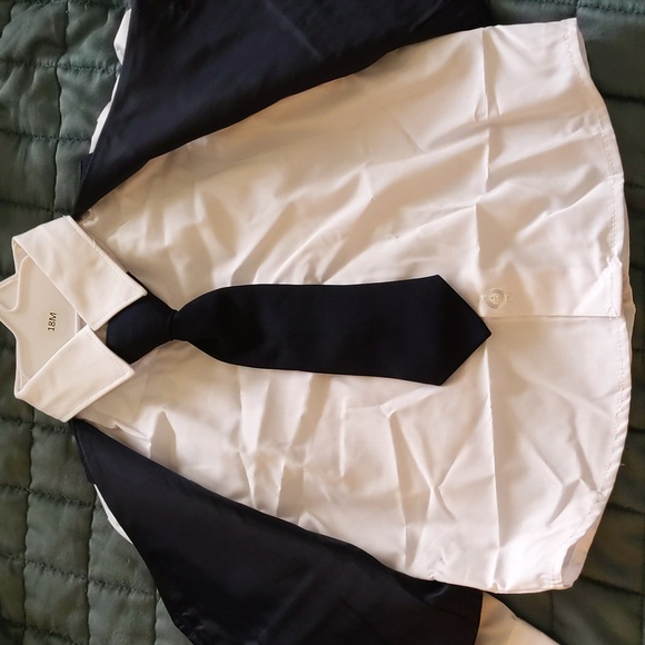 Boys Slim-Fit Navy Blue 5-Piece Suit, Jewels and Gents, 18 months - NWT - Picture 11 of 12